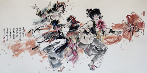 水墨舞韻 陳玉先——中國(guó)水墨舞蹈畫(huà)的高峰